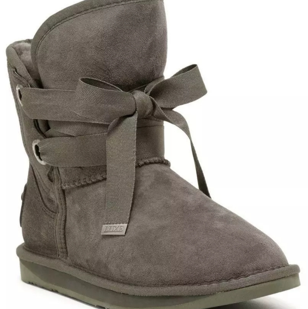 Australia Luxe Bedouin short boots Suede Sherpa Shearling Fur Dedigner